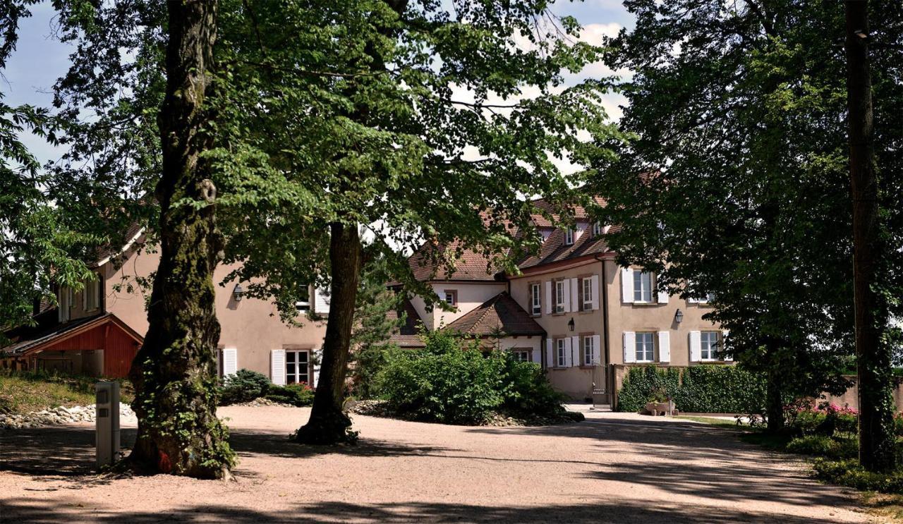 Maison D'Hotes Les Jardins De Madeleine Bernardvillé Esterno foto