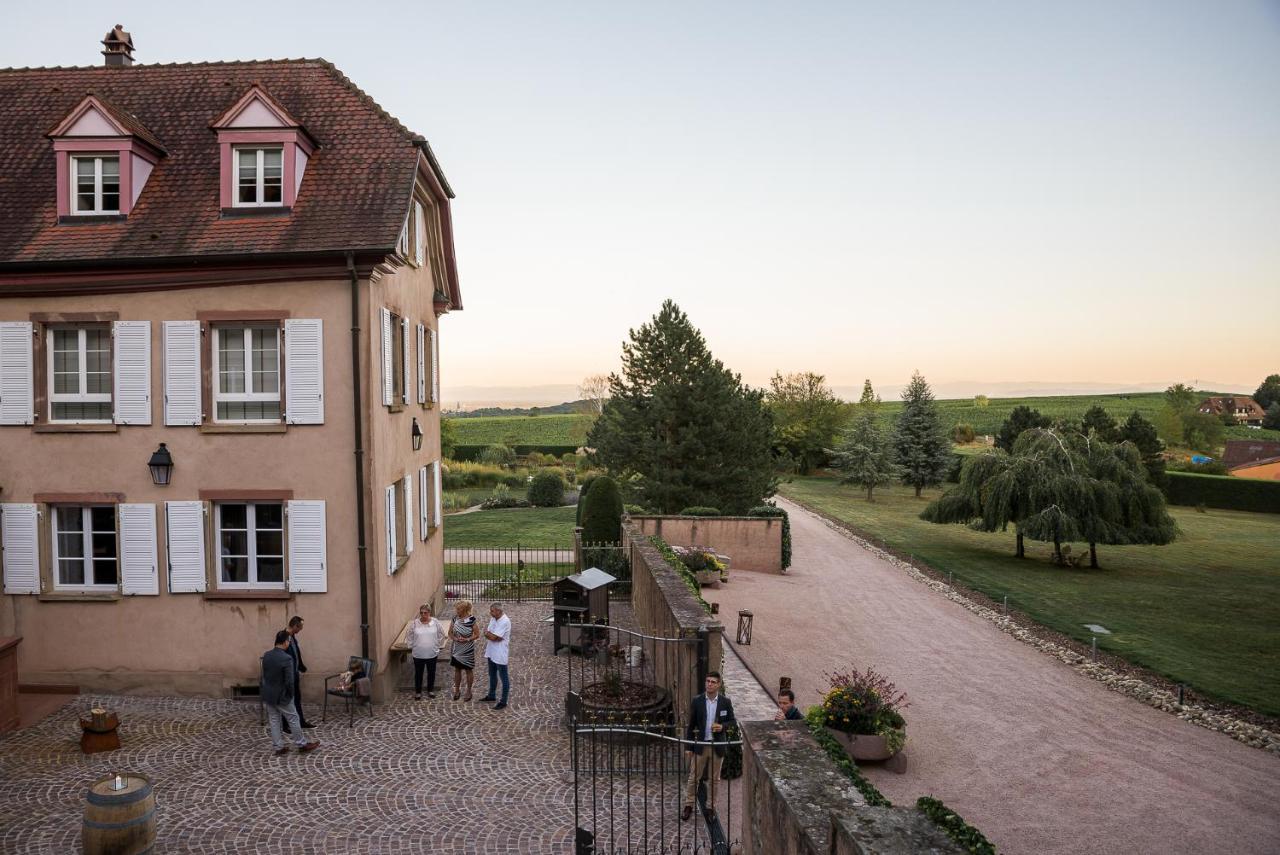 Maison D'Hotes Les Jardins De Madeleine Bernardvillé Esterno foto