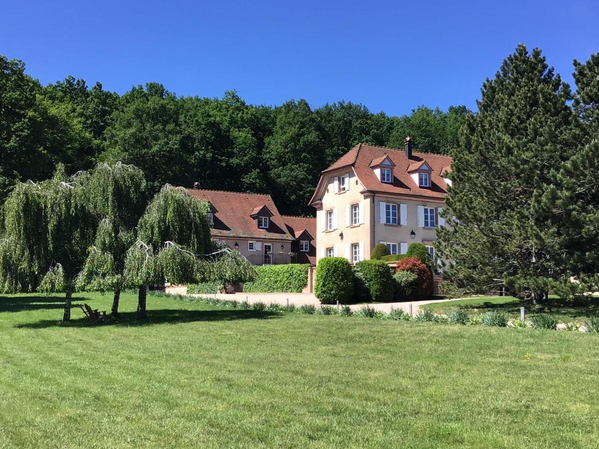 Maison D'Hotes Les Jardins De Madeleine Bernardvillé Esterno foto