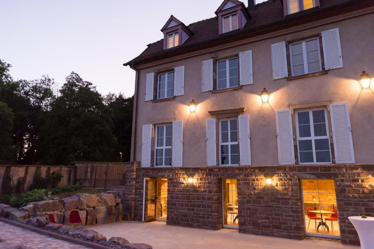 Maison D'Hotes Les Jardins De Madeleine Bernardvillé Esterno foto